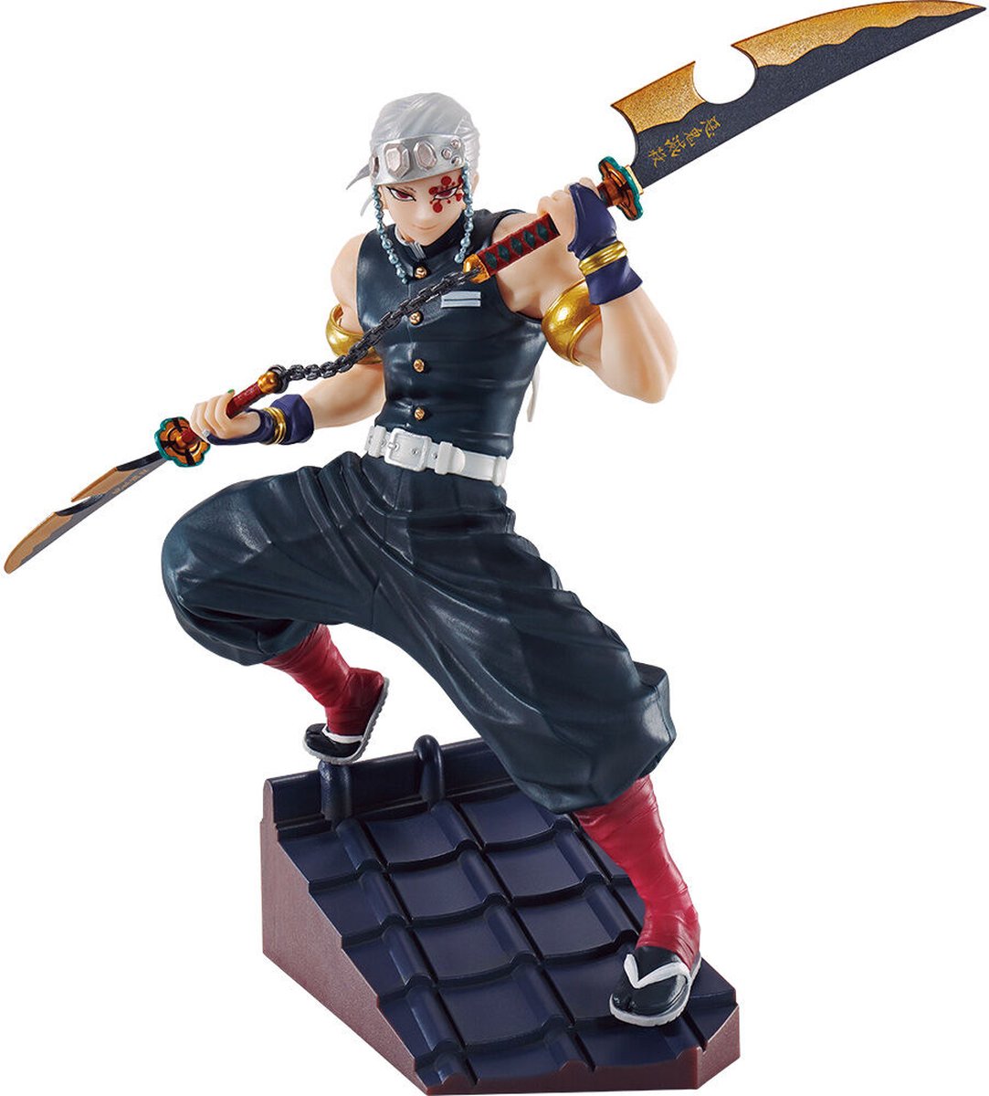 Banpresto demon slayer kimetsu no yaiba uzui demon figure 15cm