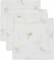 Jollein - panno idrofilo per la bocca 31x31 cm - panni idrofili per bambini - 3 pezzi - adorabili uccellini
