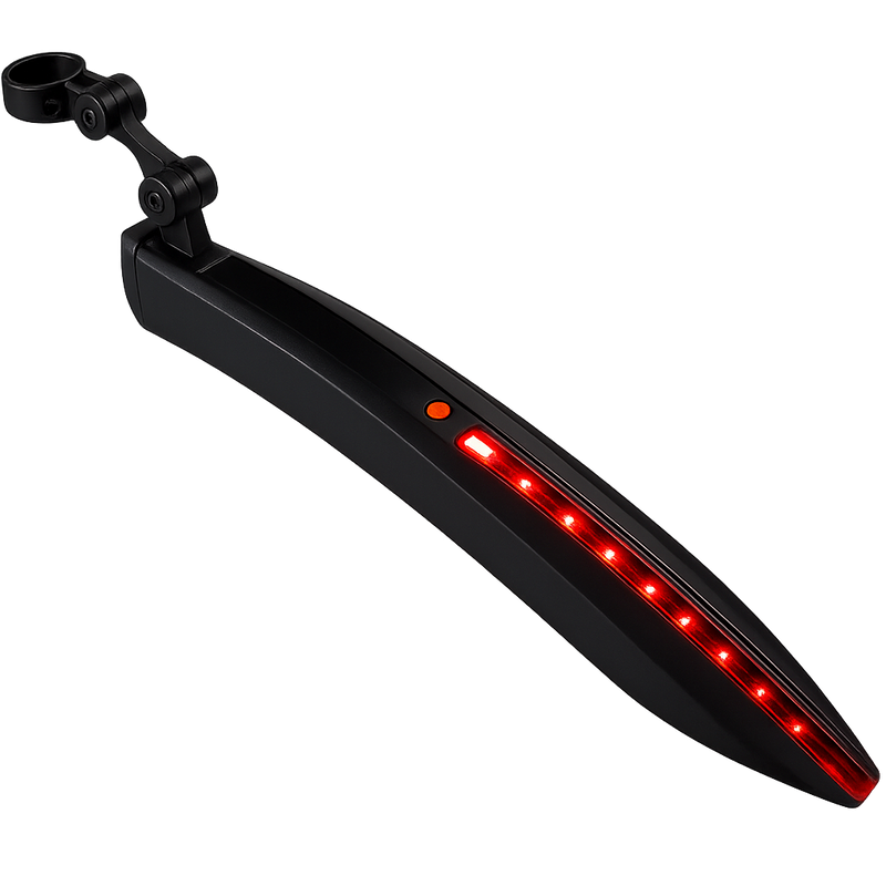 Mirage Spatbord achter 24-28 zadelpen met ledstrip