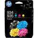 Inktcartridge pak hp 934 5 zwart cyaan magenta geel