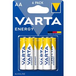 Batterie energia aa Varta 6 pezzi