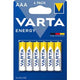 Batterie energia aaa varta 6 pezzi