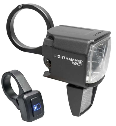 TRELOCK HEADLIGHT LIGHTHAMMER LS 890-HB E-B 12V DC 100 Lux