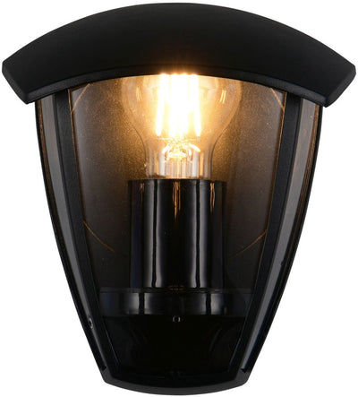 Trio venta - aplique - negro mate - excl. 1x e27 4 w - montaje en pared - iluminación exterior - ip44
