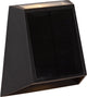 Lucide Luton - lampada da parete - energia solare - LED dimmerabile - 1x2W 2700K 3000K - IP54 - sensore di movimento giorno notte - nero