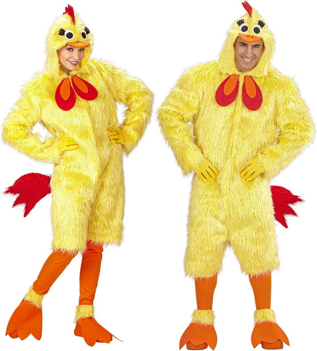 Finidi costume da pulcino per adulti in peluche