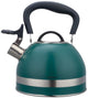 Kinghoff 1855 - fluitketel met fluit - 1.8 liter - rvs - groen
