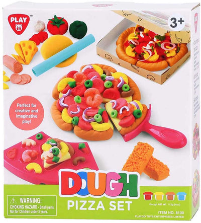 Set de arcilla para pizza Playgo - 4 cazuelas de barro