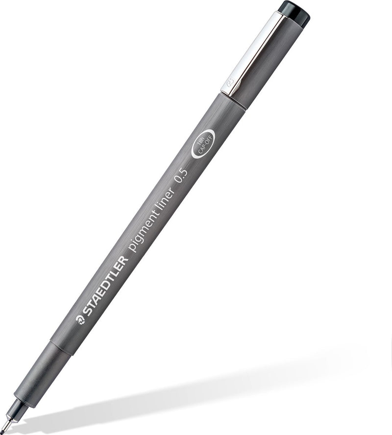 Staedtler - serie per artisti - liner pigmentato - fineliner - nero - 0,7 mm - 10 pezzi