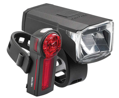 Juego de iluminación Trelock ls 440 + ls 740 usb - negro