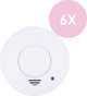 Smartwares europe rookmelder - 85db - 6 stuks