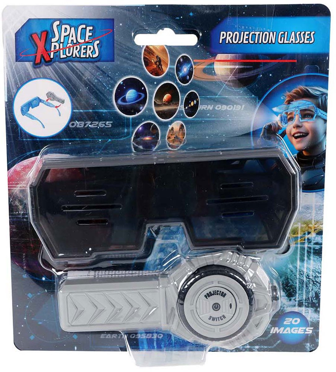Gafas proyector Space Explorers con 20 imágenes