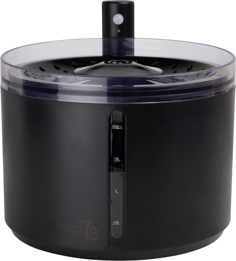 District 70 - portata 2,2 l - fontanella wireless per animali domestici - nera