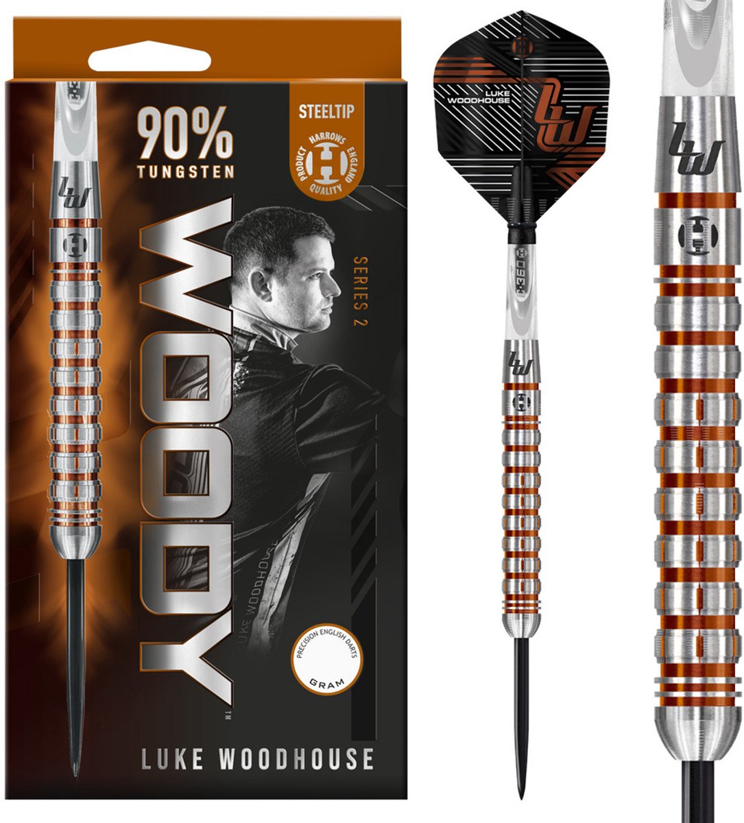 Harrows luke woodhouse serie 2 90% tungsteno 23gr -