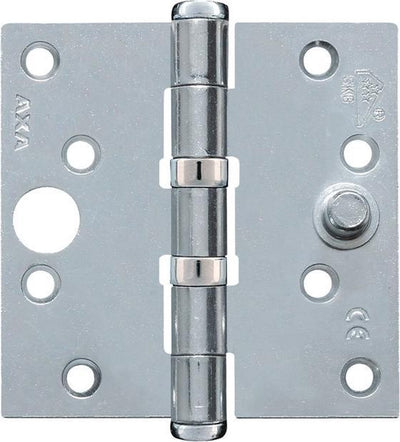 Bisagra Axa con rodamiento de bolas en ángulo recto y garra de ladrón - 89 x 89 mm