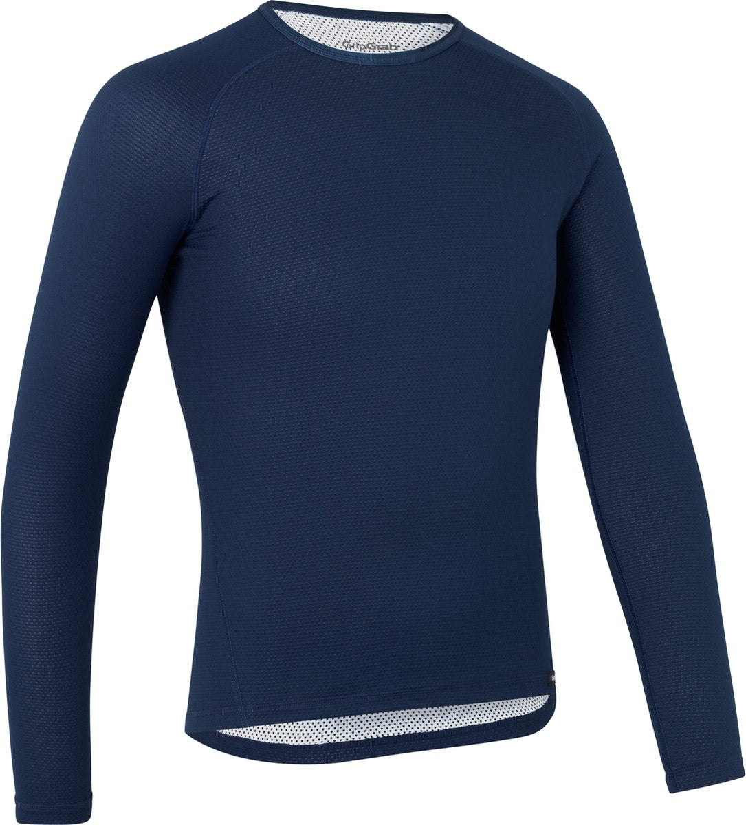 Gripgrab - ride thermal lange mouw winter fiets ondershirt polygiene base layer thermoshirt - navy blauw - heren - maat m