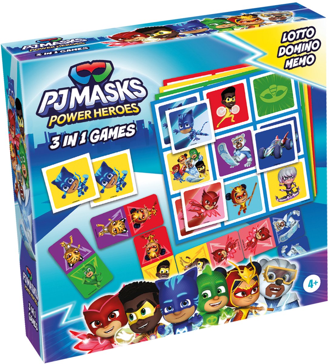 SelectA PJ Masches 3in1 Memo Lotto Domino