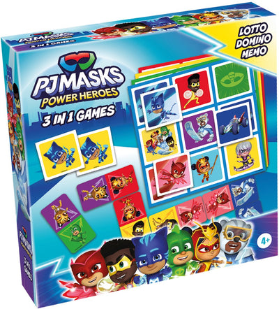 Selecta PJ Masks 3in1 Memo Lotto Domino