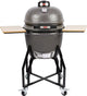 Grill guru kamado barbecue original medium compleet ø40cm ø15,75inch - compleet - grijs