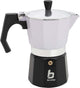 Bo-camp - pastello - caffettiera - turenne - alluminio - 6 tazze