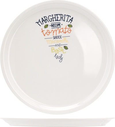 Cosy trendy pizzabord gedecoreerd - ø 30cm