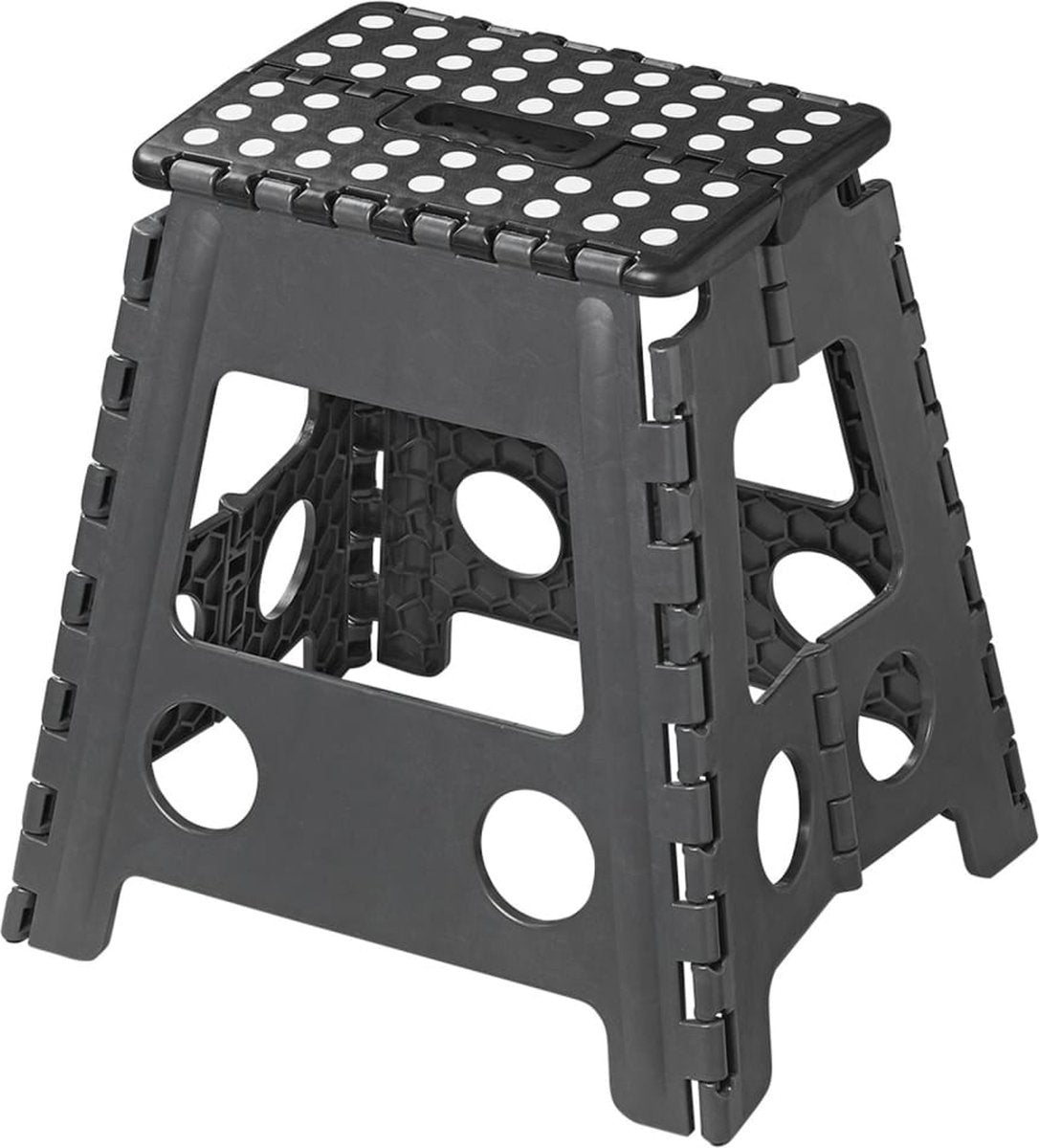 Proplus Piegable Step Black Grey 29 x 21,5 x 39,5 cm