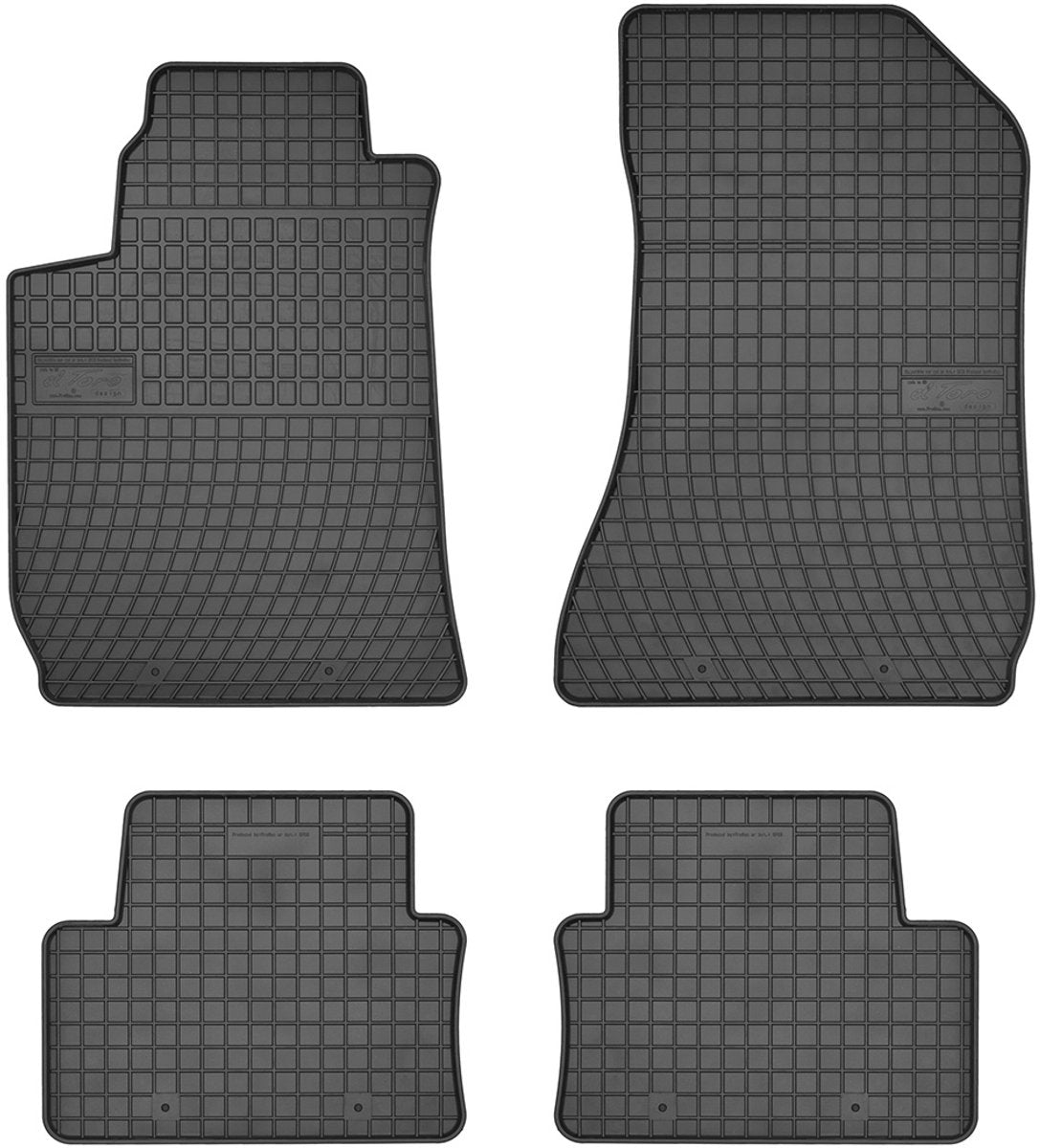 Alfombrillas de goma frogum alfa romeo 159 2005-2011 -