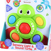 Gioca alla tartaruga sensoriale per bambini con luce e suono