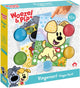 Bambolino woezel pip creatief met vingerverf - creatief speelgoed knutselen junior peuter kleuter - vanaf 2 jaar - cadeautip junior