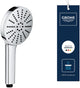 Doccetta Grohe vitalio joy+ 120 - 3 tipi di getto - aqua booster - risparmio idrico (7 l min) - cromo