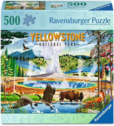 Ravensburger jigsaw puzzle yellowstone national park - 500 pcs.