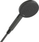 Hansgrohe Raindance Alive Select S - doccetta - risparmio idrico ecosmart - comando a pulsante Select - dimensione 125 mm - 3 funzioni getto - cromo nero spazzolato