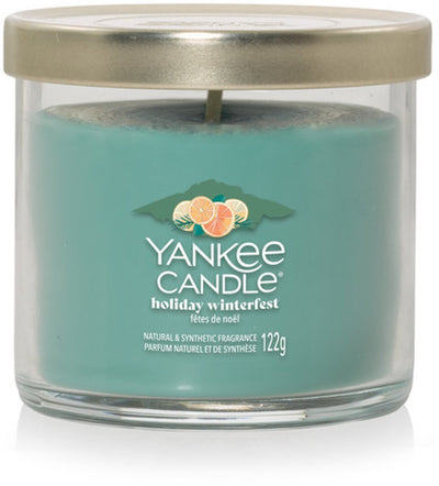 Vela Yankee - festival de invierno navideño - vaso pequeño