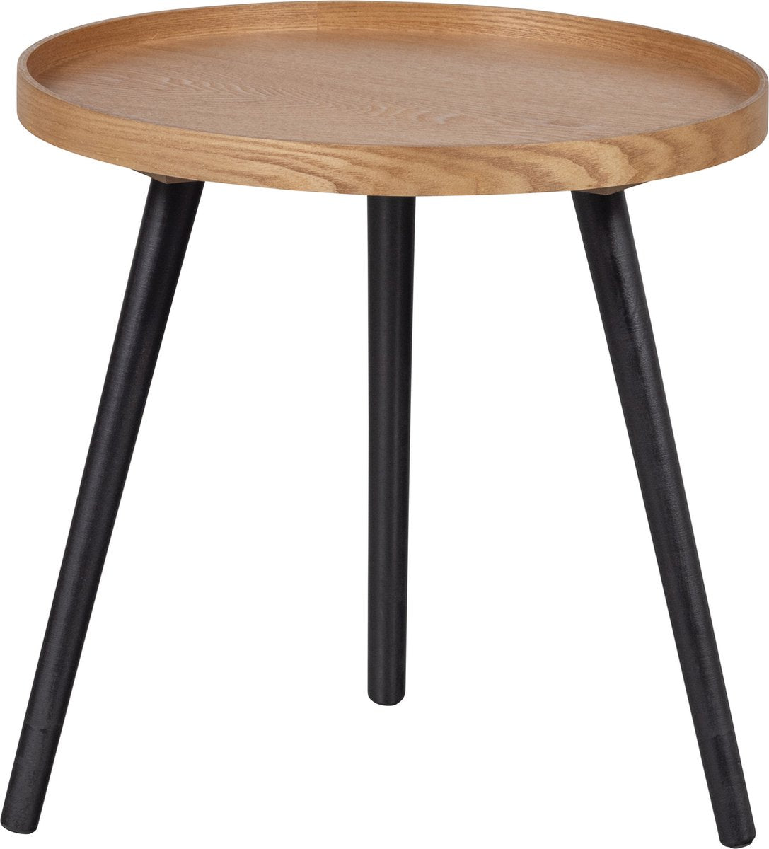 Mesa auxiliar Woood mesa m - madera - natural - 45x45x45
