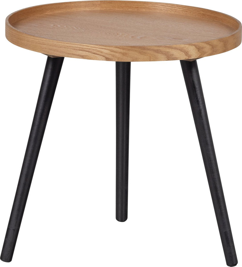 Mesa auxiliar Woood mesa m - madera - natural - 45x45x45