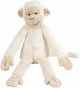 Happy horse aap mickey knuffel 32cm - wit - baby knuffel