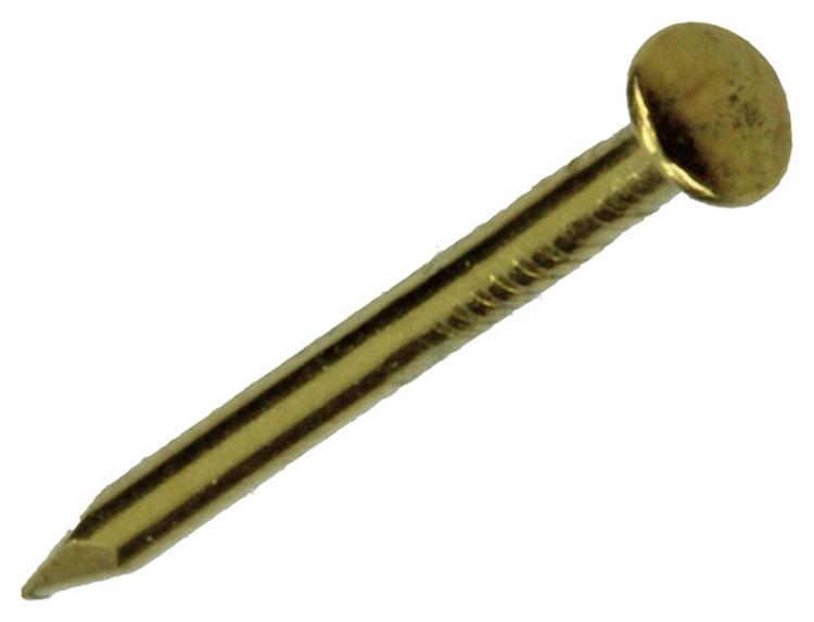 Mack 1017162 - clavo cabeza plana latón 18 gr1,2 x 20 mm | 10 piezas