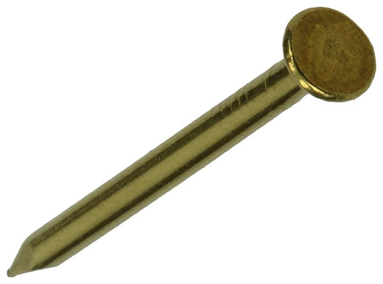 Mack 1017165 - clavo cabeza plana latón 20 gr2.0 x 30 mm | 10 piezas