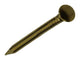 Mack 1017168 - clavo cabeza convexa latón 20 gr 1,2 x 20 mm | 10 piezas