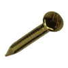 Mack 1017169 - clavo cabeza convexa latón 20 gr 1,5 x 15 mm | 10 piezas