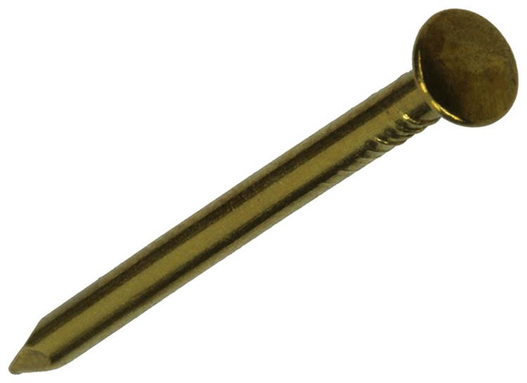 Mack 1017173 - clavo cabeza convexa latón 20 gr 1,8 x 30 mm | 10 piezas