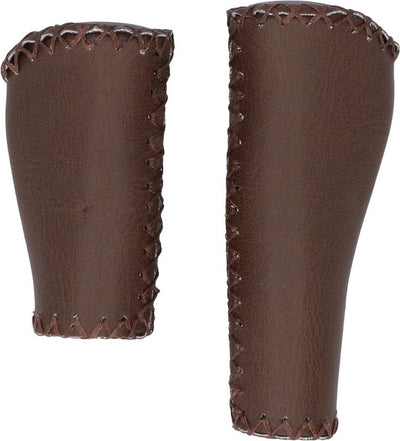 Dresco fietshandvatten ergo leer 135 92mm bruin