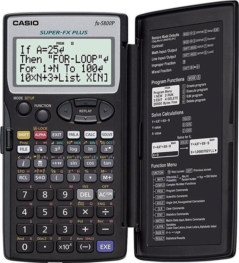 Casio fx-5800p - calculadora científica
