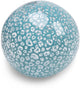 Swim essentials - strandbal - 51 cm - transparant - luipaardprint - opblaasbal
