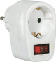 Conector pasante Scanpart con interruptor - simple - con protección a tierra