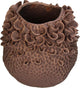 Hd collection vaas aardewerk mauve 26,5x25x24,5cm