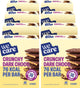 Wecare low carb - barritas - crujiente de chocolate negro 8 x 102 gr