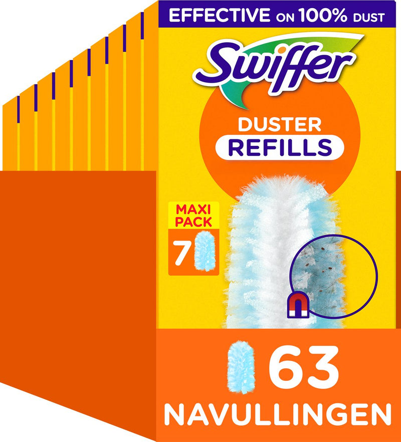 Ricariche per spolverino Swiffer - piumino - 9 x 7 = 63 pezzi