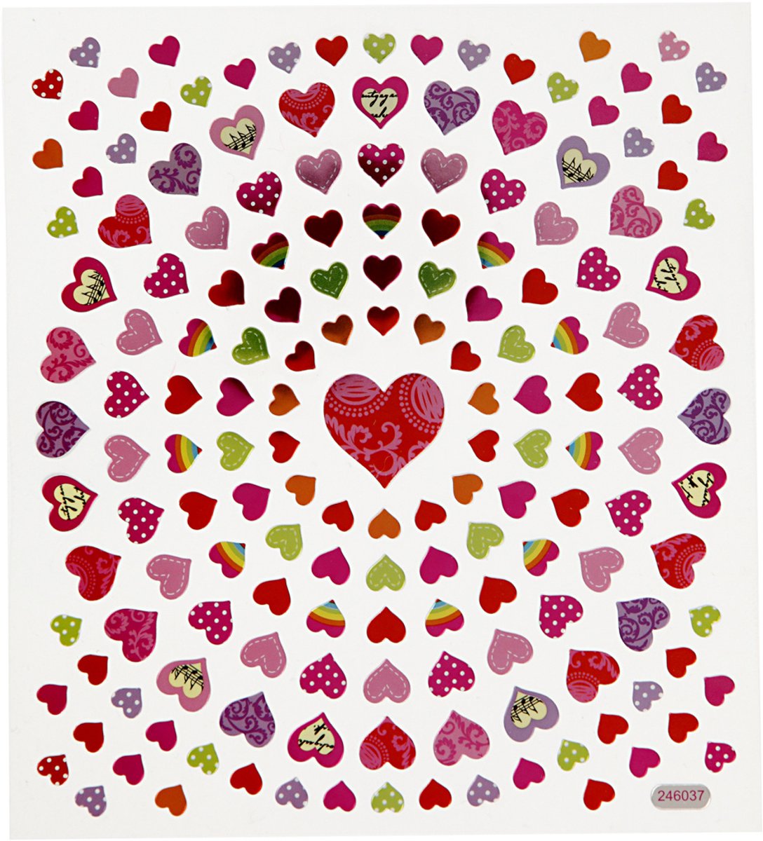Creative Company Adesions Small Hearts, 1 Vel