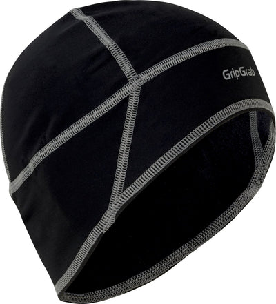 Gripgrab - thermo lente herfst helmmuts skull cap fietsen - zwart - unisex - maat l
